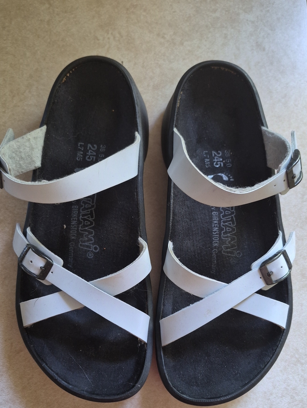 Birkenstock Tatami White "Franca" Sandals